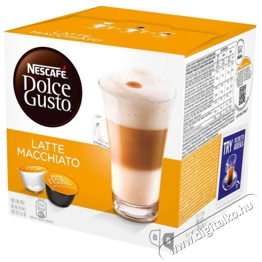 Nescafe Latte Macchiato Dolce Gusto kávékapszula Konyhai termékek - Kávéfőző / kávéörlő / kiegészítő - Kávé kapszula / pod / szemes / őrölt kávé - 301049