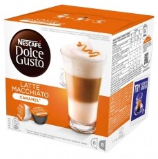 Nescafe Latte Macchiato Caramel Dolce Gusto kávékapszula Konyhai termékek - Kávéfőző / kávéörlő / kiegészítő - Kávé kapszula / pod / szemes / őrölt kávé - 301059