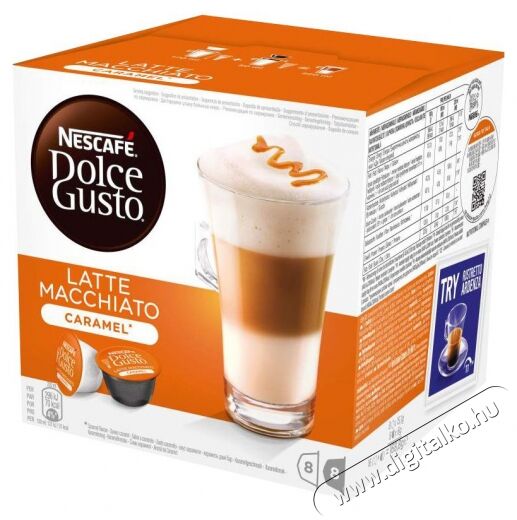 Nescafe Latte Macchiato Caramel Dolce Gusto kávékapszula Konyhai termékek - Kávéfőző / kávéörlő / kiegészítő - Kávé kapszula / pod / szemes / őrölt kávé - 301059