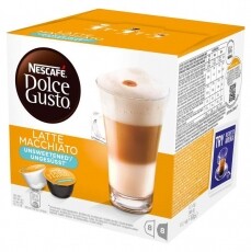Nescafe Latte Macchiato cukormentes Dolce Gusto kávékapszula Konyhai termékek - Kávéfőző / kávéörlő / kiegészítő - Kávé kapszula / pod / szemes / őrölt kávé - 301056