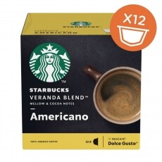 Nescafe Dolce Gusto Starbucks Americano kávékapszula 12db Konyhai termékek - Kávéfőző / kávéörlő / kiegészítő - Kávé kapszula / pod / szemes / őrölt kávé - 355140