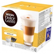 Nescafe Latte Macchiato Vanilia Dolce Gusto kávékapszula Konyhai termékek - Kávéfőző / kávéörlő / kiegészítő - Kávé kapszula / pod / szemes / őrölt kávé - 301058