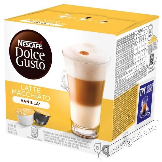 Nescafe Latte Macchiato Vanilia Dolce Gusto kávékapszula Konyhai termékek - Kávéfőző / kávéörlő / kiegészítő - Kávé kapszula / pod / szemes / őrölt kávé - 301058