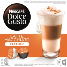 Nescafe Latte Macchiato Caramel Dolce Gusto kávékapszula Konyhai termékek - Kávéfőző / kávéörlő / kiegészítő - Kávé kapszula / pod / szemes / őrölt kávé - 301059