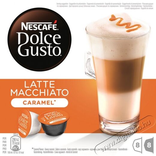 Nescafe Latte Macchiato Caramel Dolce Gusto kávékapszula Konyhai termékek - Kávéfőző / kávéörlő / kiegészítő - Kávé kapszula / pod / szemes / őrölt kávé - 301059