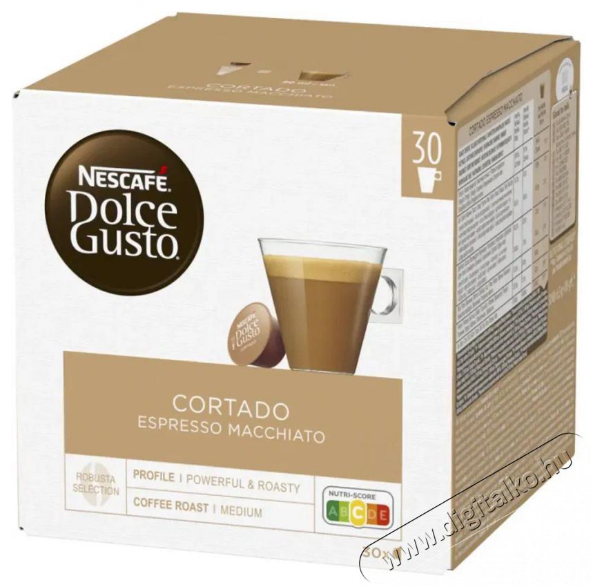 Nescafe Dolce Gusto&reg; Cortado Espresso Macchiato XXL - 90 kapszula Konyhai term&eacute;kek - K&aacute;v&eacute;főző / k&aacute;v&eacute;&ouml;rlő / kieg&eacute;sz&iacute;tő - K&aacute;v&eacute; kapszula / pod / szemes / őr&ouml;lt k&aacute;v&eacute; - 503759