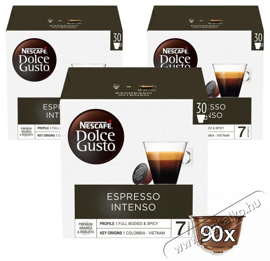 Nescafe Dolce Gusto® Espresso Intenso XXL - 90 kapszula Konyhai termékek - Kávéfőző / kávéörlő / kiegészítő - Kávé kapszula / pod / szemes / őrölt kávé - 503760