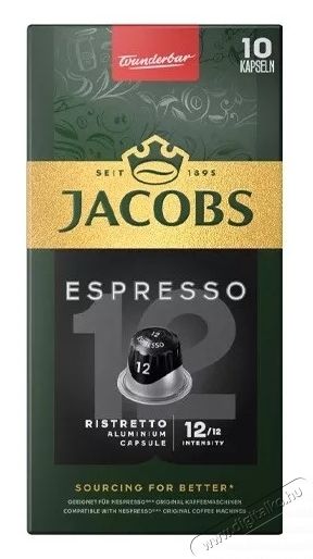 Nespresso Ristretto k&aacute;v&eacute;kapszula - 10db Konyhai term&eacute;kek - K&aacute;v&eacute;főző / k&aacute;v&eacute;&ouml;rlő / kieg&eacute;sz&iacute;tő - Kapszul&aacute;s / podos k&aacute;v&eacute;főző - 531195