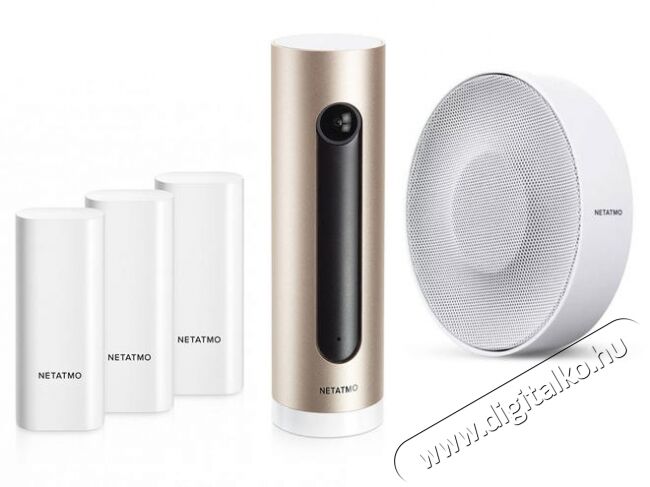 Netatmo Welcome + Tags + Siren okos beltéri riasztó Háztartás / Otthon / Kültér - Biztonságtechnika - Riasztó szett - 355404