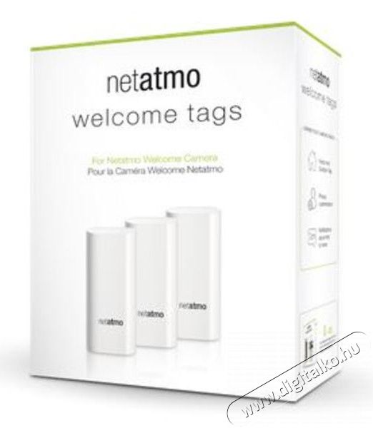 Netatmo DTG01-EUS-A Welcome Tags nyitásérzékelő Háztartás / Otthon / Kültér - Biztonságtechnika - Nyitásérzékelő - 292536