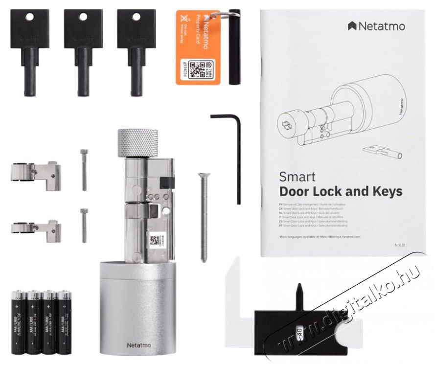 Netatmo Smart Door Lock H&aacute;ztart&aacute;s / Otthon / K&uuml;lt&eacute;r - Biztons&aacute;gtechnika - Kieg&eacute;sz&iacute;tő - 519575