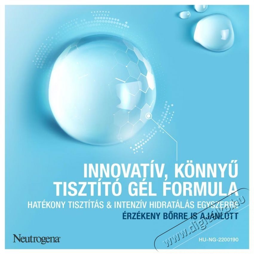 Neutrogena Hydro Boost arctiszt&iacute;t&oacute; hidrat&aacute;l&oacute; g&eacute;l, 200 ml Sz&eacute;ps&eacute;g&aacute;pol&aacute;s / Eg&eacute;szs&eacute;g - Arc / bőr &aacute;pol&aacute;s - Arctiszt&iacute;t&oacute; - 537150