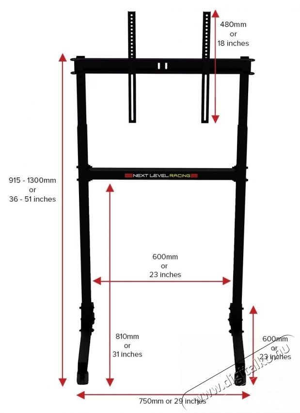 Next level racing NLR-A011 monitor &aacute;llv&aacute;ny Iroda &eacute;s sz&aacute;m&iacute;t&aacute;stechnika - Egy&eacute;b sz&aacute;m&iacute;t&aacute;stechnikai term&eacute;k - 534465