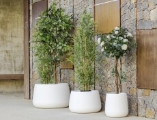 NG Camelia 80 46,5x79cm LED kaspó - fehér Háztartás / Otthon / Kültér - Világítás / elektromosság - Hangulat teremtő világítás - 360988