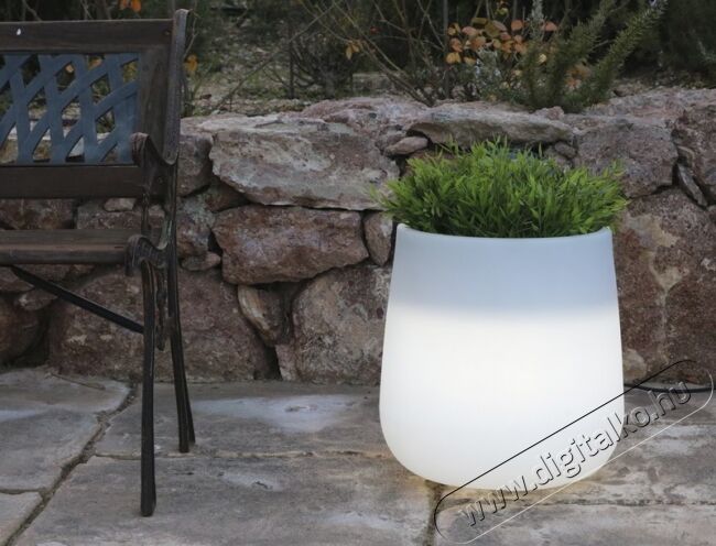 NG Camelia 80 46,5x79cm LED kaspó - fehér Háztartás / Otthon / Kültér - Világítás / elektromosság - Hangulat teremtő világítás - 360988