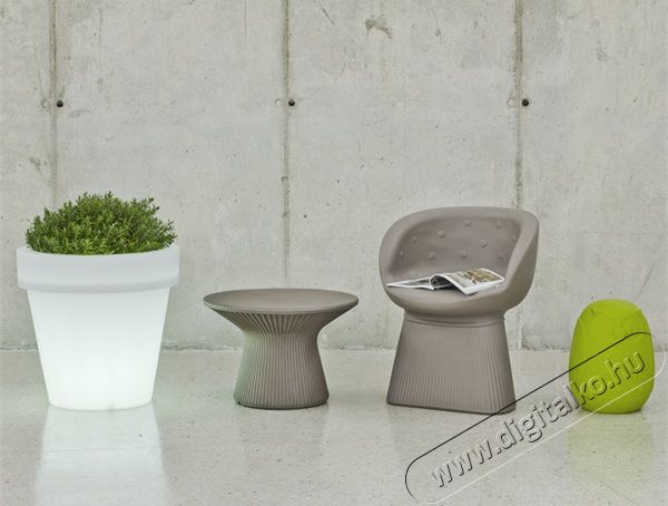 NG Magnolia 45 43x45cm LED kaspó - fehér  Háztartás / Otthon / Kültér - Világítás / elektromosság - Hangulat teremtő világítás - 361012