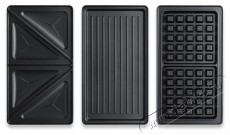 NICEBOY ION Snacker S3 Stainless Steel Konyhai termékek - Konyhai kisgép (sütés / főzés / hűtés / ételkészítés) - Melegszendvics / gofri sütő - 504819