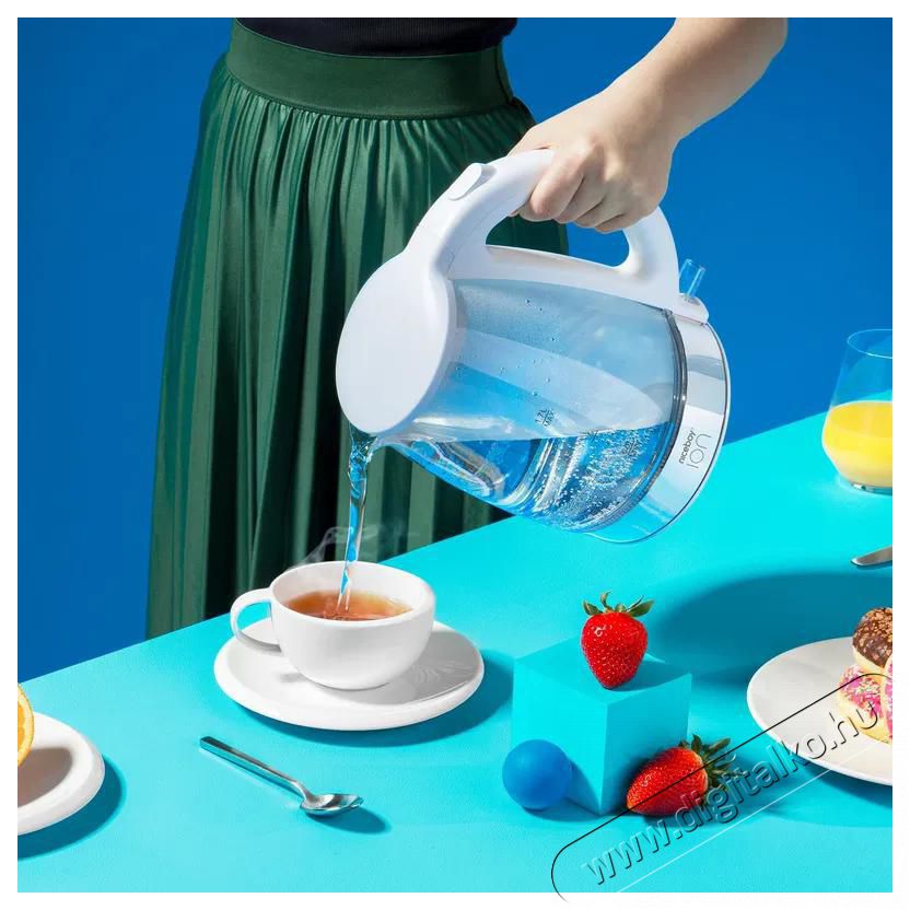 NICEBOY ION Kettle K1 Crystal Glass White Konyhai term&eacute;kek - V&iacute;zforral&oacute; / teafőző - 513121
