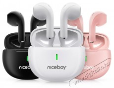 NICEBOY HIVE Beans Pop Pink Audio-Video / Hifi / Multimédia - Fül és Fejhallgatók - Fülhallgató mikrofonnal / headset - 518931