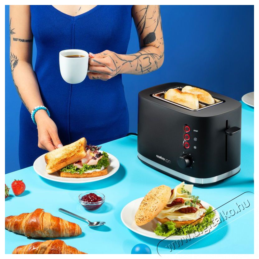 NICEBOY ION Cruncher C3 Onyx Black Konyhai term&eacute;kek - Konyhai kisg&eacute;p (s&uuml;t&eacute;s / főz&eacute;s / hűt&eacute;s / &eacute;telk&eacute;sz&iacute;t&eacute;s) - Keny&eacute;rpir&iacute;t&oacute; - 521822