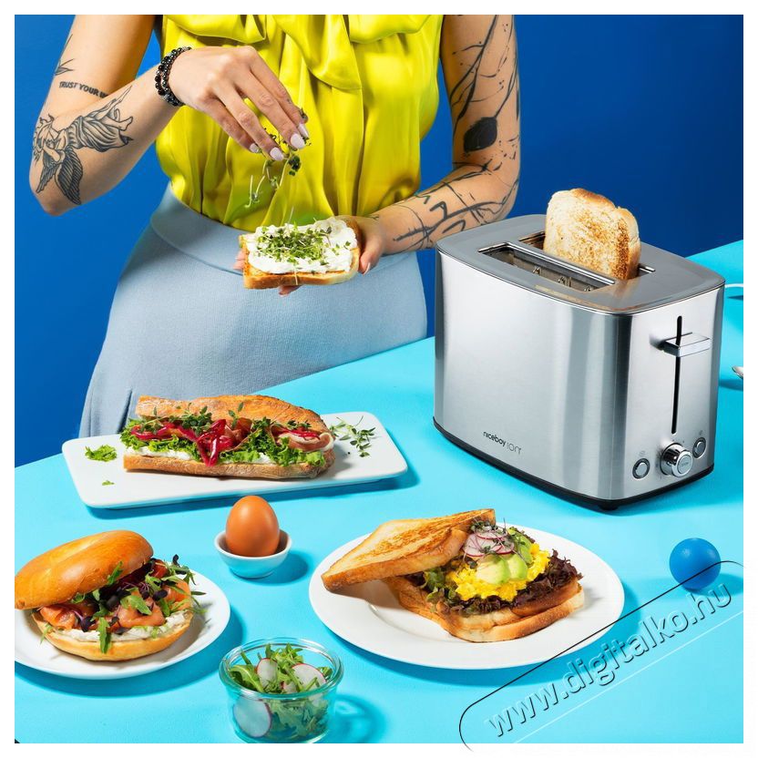 NICEBOY ION Cruncher C4 Stainless Steel Konyhai term&eacute;kek - Konyhai kisg&eacute;p (s&uuml;t&eacute;s / főz&eacute;s / hűt&eacute;s / &eacute;telk&eacute;sz&iacute;t&eacute;s) - Keny&eacute;rpir&iacute;t&oacute; - 521823