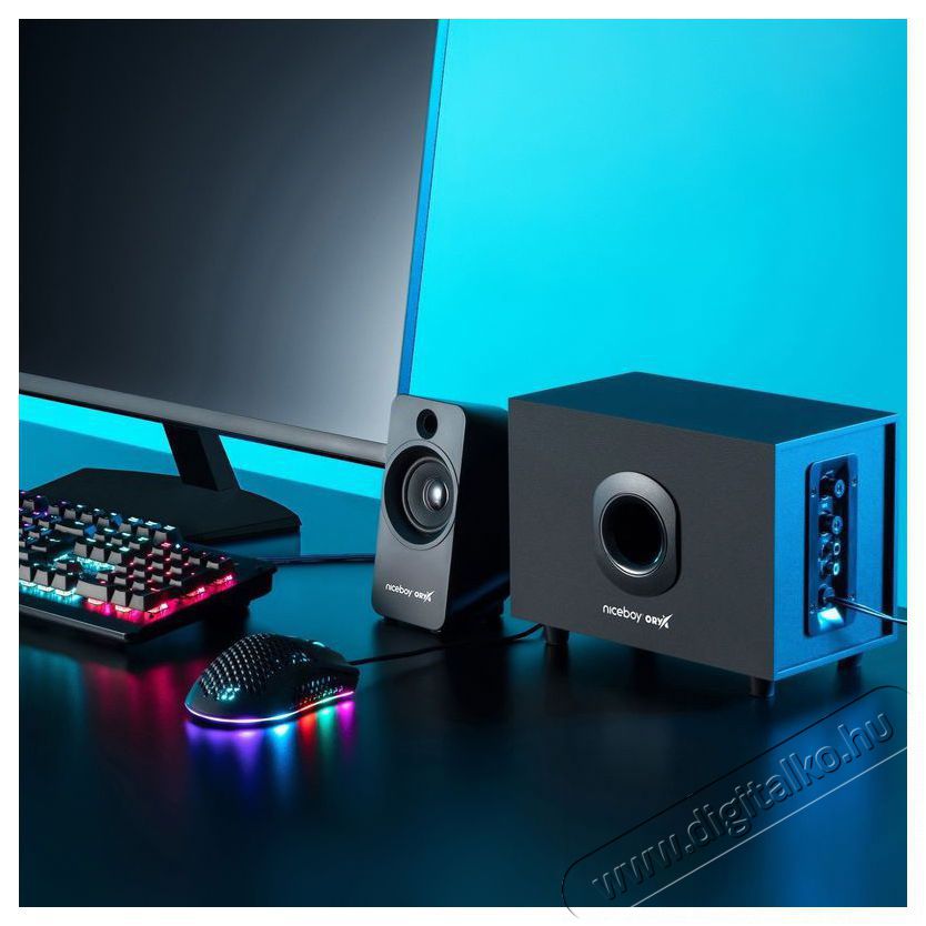 NICEBOY ORYX VOX 2.1 Maxx Bass Audio-Video / Hifi / Multim&eacute;dia - Hangfal - Hangfalszett - Hangfalszett - 521826