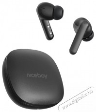 NICEBOY Pins 4 PRO Black Audio-Video / Hifi / Multim&eacute;dia - F&uuml;l &eacute;s Fejhallgat&oacute;k - F&uuml;lhallgat&oacute; mikrofonnal / headset - 525389