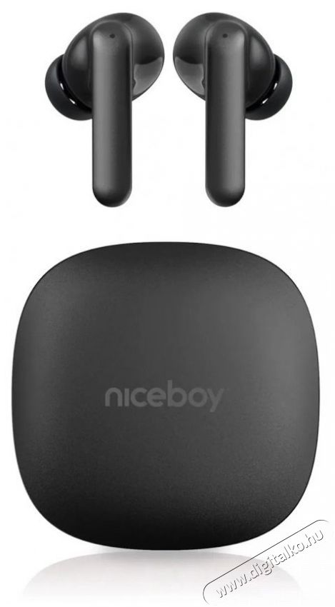 NICEBOY Pins 4 PRO Black Audio-Video / Hifi / Multim&eacute;dia - F&uuml;l &eacute;s Fejhallgat&oacute;k - F&uuml;lhallgat&oacute; mikrofonnal / headset - 525389