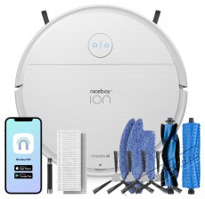 NICEBOY ION Charles i6 White robotporsz&iacute;v&oacute; H&aacute;ztart&aacute;s / Otthon / K&uuml;lt&eacute;r - Porsz&iacute;v&oacute; / takar&iacute;t&oacute;g&eacute;p - Robotporsz&iacute;v&oacute; - 529799