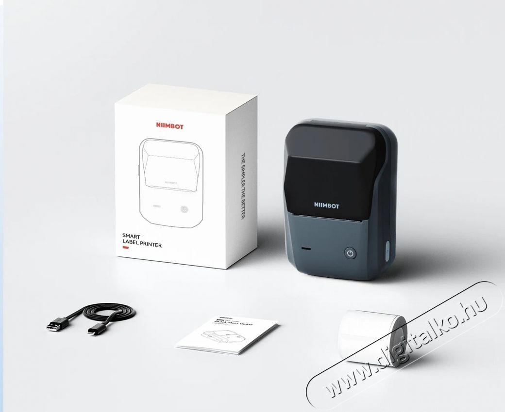 Niimbot B1 k&eacute;k + 3 tekercs c&iacute;mke C&iacute;mkenyomtat&oacute; (1AC29122802) Iroda &eacute;s sz&aacute;m&iacute;t&aacute;stechnika - C&iacute;mkenyomtat&oacute; - C&iacute;mkenyomtat&oacute; - 540684