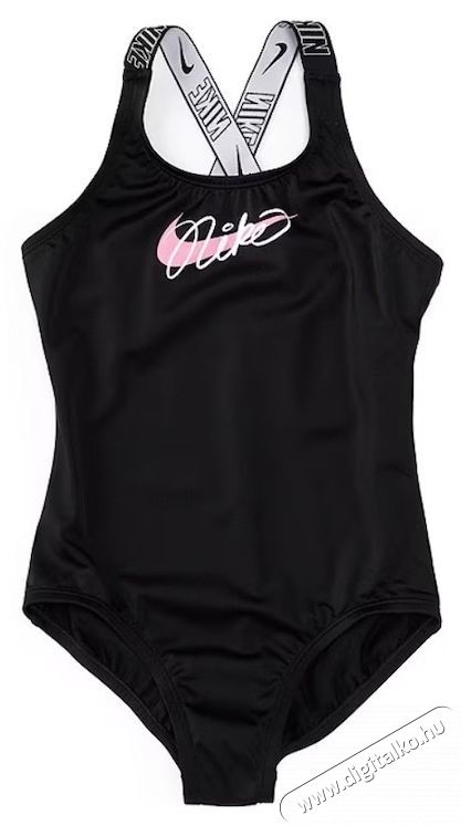 NIKE Logo Tape Crossback gyermek f&uuml;rdőruha, XS m&eacute;ret, fekete H&aacute;ztart&aacute;s / Otthon / K&uuml;lt&eacute;r - J&aacute;t&eacute;k / Sport - Kieg&eacute;sz&iacute;tő - 534534
