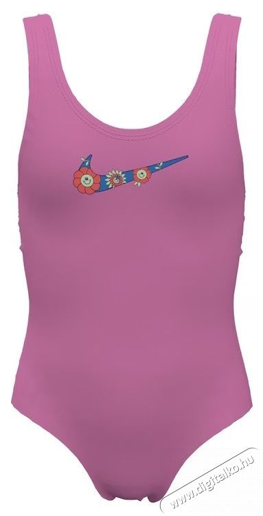 NIKE Multi Logo U-Back gyerek f&uuml;rdőruha, L-es m&eacute;ret, r&oacute;zsasz&iacute;n H&aacute;ztart&aacute;s / Otthon / K&uuml;lt&eacute;r - J&aacute;t&eacute;k / Sport - Kieg&eacute;sz&iacute;tő - 534531