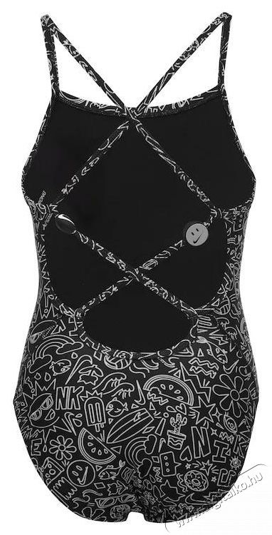 NIKE Charms Multi Print h&aacute;tul fűzős egyr&eacute;szes női f&uuml;rdőruha, L-es m&eacute;ret, fekete H&aacute;ztart&aacute;s / Otthon / K&uuml;lt&eacute;r - J&aacute;t&eacute;k / Sport - Kieg&eacute;sz&iacute;tő - 534513
