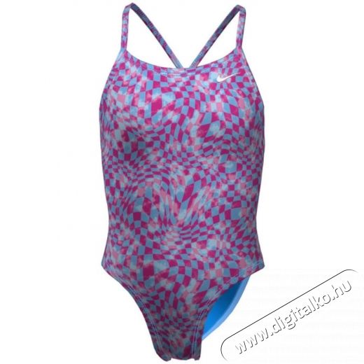 NIKE Charms Multi Print h&aacute;tul fűzős egyr&eacute;szes női f&uuml;rdőruha, S-es m&eacute;ret, r&oacute;zsasz&iacute;n/k&eacute;k H&aacute;ztart&aacute;s / Otthon / K&uuml;lt&eacute;r - J&aacute;t&eacute;k / Sport - Kieg&eacute;sz&iacute;tő - 534517