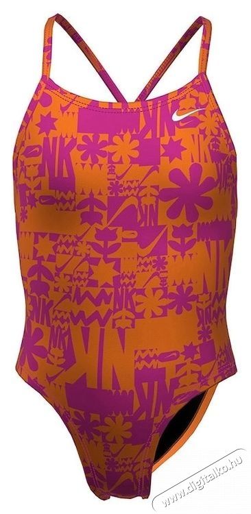 NIKE Charms Multi Print h&aacute;tul fűzős egyr&eacute;szes női f&uuml;rdőruha, S-es m&eacute;ret, r&oacute;zsasz&iacute;n/narancs &Ouml;sszehason H&aacute;ztart&aacute;s / Otthon / K&uuml;lt&eacute;r - J&aacute;t&eacute;k / Sport - Kieg&eacute;sz&iacute;tő - 534518