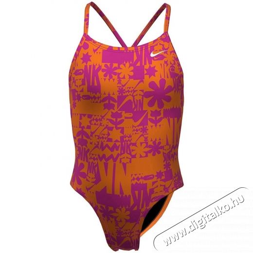 NIKE Charms Multi Print h&aacute;tul fűzős egyr&eacute;szes női f&uuml;rdőruha, S-es m&eacute;ret, r&oacute;zsasz&iacute;n/narancs &Ouml;sszehason H&aacute;ztart&aacute;s / Otthon / K&uuml;lt&eacute;r - J&aacute;t&eacute;k / Sport - Kieg&eacute;sz&iacute;tő - 534518