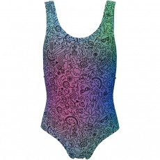 NIKE Doodle U-Back gyerek f&uuml;rdőruha, XS m&eacute;retű, tarka H&aacute;ztart&aacute;s / Otthon / K&uuml;lt&eacute;r - J&aacute;t&eacute;k / Sport - Kieg&eacute;sz&iacute;tő - 534521