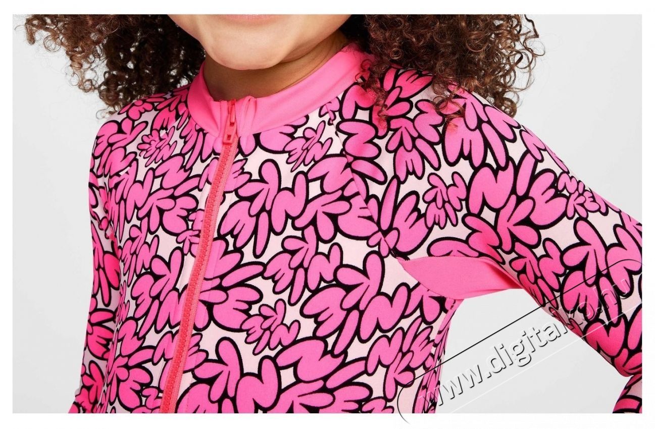 NIKE Hossz&uacute; ujj&uacute; egyr&eacute;szes f&uuml;rdőruha, l&aacute;ny, 6X, r&oacute;zsasz&iacute;n Sz&eacute;ps&eacute;g&aacute;pol&aacute;s / Eg&eacute;szs&eacute;g - Egy&eacute;b sz&eacute;ps&eacute;g / eg&eacute;szs&eacute;g term&eacute;k - 534473