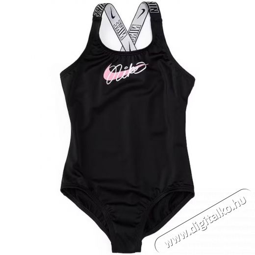 NIKE Logo Tape Crossback gyermek f&uuml;rdőruha, L-es m&eacute;ret, fekete H&aacute;ztart&aacute;s / Otthon / K&uuml;lt&eacute;r - J&aacute;t&eacute;k / Sport - Kieg&eacute;sz&iacute;tő - 534515