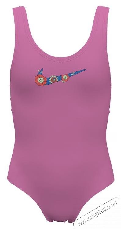 NIKE Multi Logo U-Back gyerek f&uuml;rdőruha, M-es, r&oacute;zsasz&iacute;n H&aacute;ztart&aacute;s / Otthon / K&uuml;lt&eacute;r - J&aacute;t&eacute;k / Sport - Kieg&eacute;sz&iacute;tő - 534511
