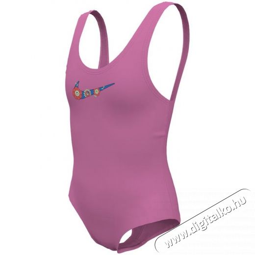 NIKE Multi Logo U-Back gyerek f&uuml;rdőruha, M-es, r&oacute;zsasz&iacute;n H&aacute;ztart&aacute;s / Otthon / K&uuml;lt&eacute;r - J&aacute;t&eacute;k / Sport - Kieg&eacute;sz&iacute;tő - 534511