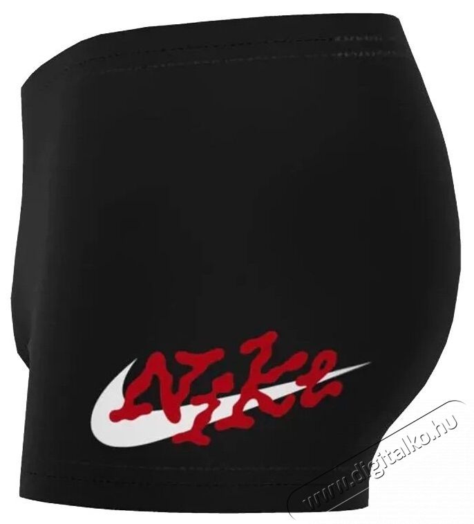 NIKE Scribble Square Leg f&eacute;rfi f&uuml;rdőnadr&aacute;g, L-es m&eacute;ret, fekete/piros H&aacute;ztart&aacute;s / Otthon / K&uuml;lt&eacute;r - J&aacute;t&eacute;k / Sport - V&iacute;zi j&aacute;t&eacute;k - 534526