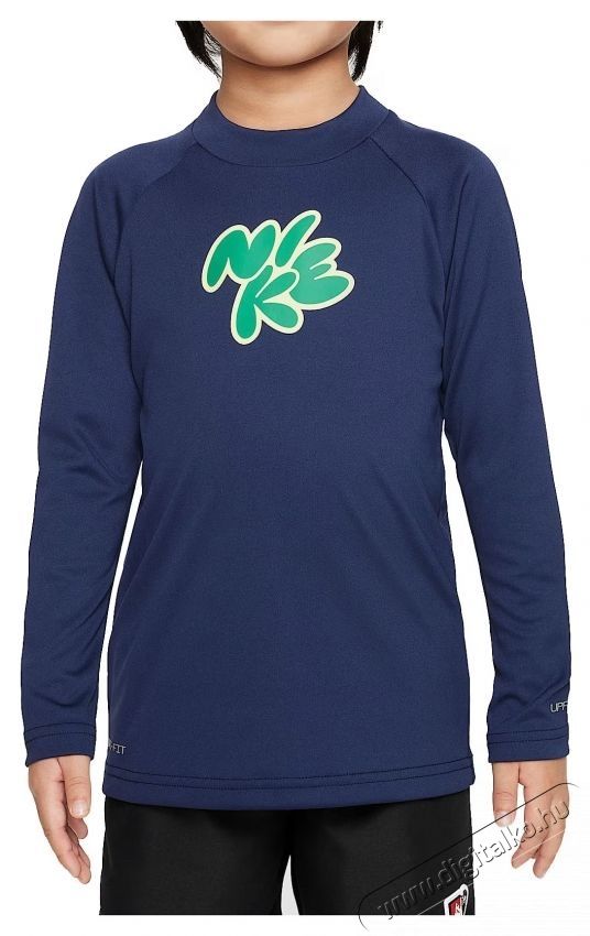 NIKE Bubble Script Hydro &uacute;sz&oacute;felső, gyerek, 4-es m&eacute;ret, k&eacute;k H&aacute;ztart&aacute;s / Otthon / K&uuml;lt&eacute;r - J&aacute;t&eacute;k / Sport - V&iacute;zi j&aacute;t&eacute;k - 534542