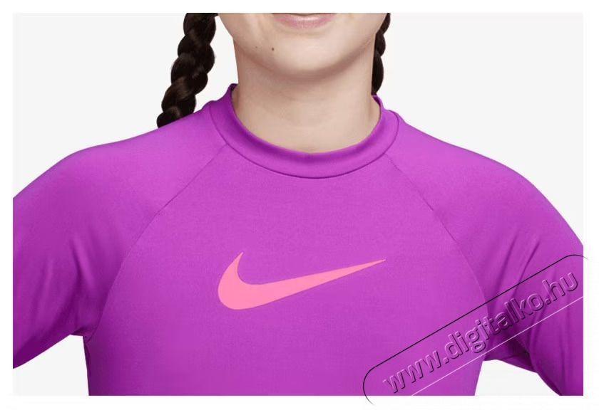 NIKE Swim Hydroguard gyerek &uacute;sz&oacute;felső, XS, r&oacute;zsasz&iacute;n H&aacute;ztart&aacute;s / Otthon / K&uuml;lt&eacute;r - J&aacute;t&eacute;k / Sport - V&iacute;zi j&aacute;t&eacute;k - 534536