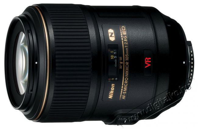 Nikon 105mm f/2,8G IF-ED AF-S VR Micro Fotó-Videó kiegészítők - Objektív - Fix fókuszú objektív - 250972