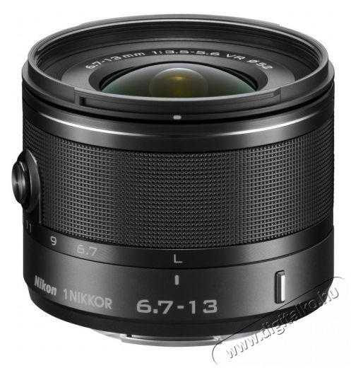 Nikon 1 NIKKOR 6,7-13mm f/3,5-5,6 VR objektív - fekete Fotó-Videó kiegészítők - Objektív - Zoom objektív - 258198
