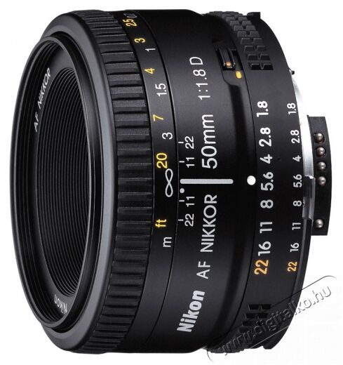 Nikon Nikkor 50mm f/1,8D AF objektív Fotó-Videó kiegészítők - Objektív - Fix fókuszú objektív - 250787