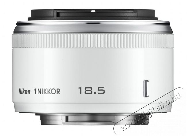 Nikon 1 NIKKOR 18,5mm f/1,8 fehér Fotó-Videó kiegészítők - Objektív - Fix fókuszú objektív - 259817