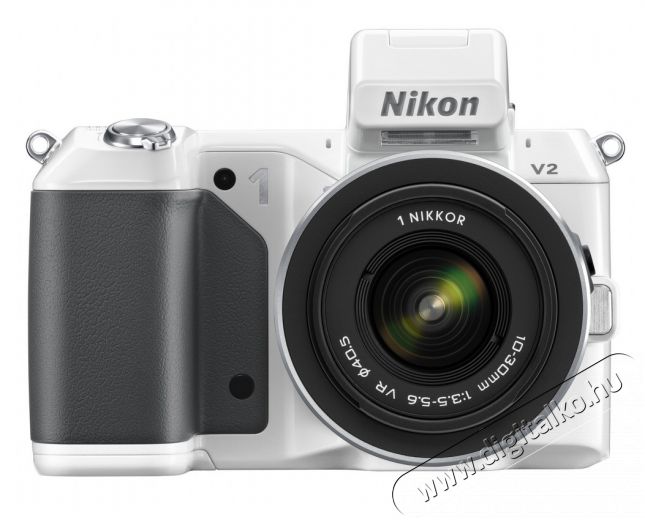 Nikon 1 V2 + 10-30mm VR + 30-110mm VR Kit fehér (2 év garancia!) Fényképezőgép / kamera - MILC cserélhető objektíves kompakt fényképezőgép - 259826