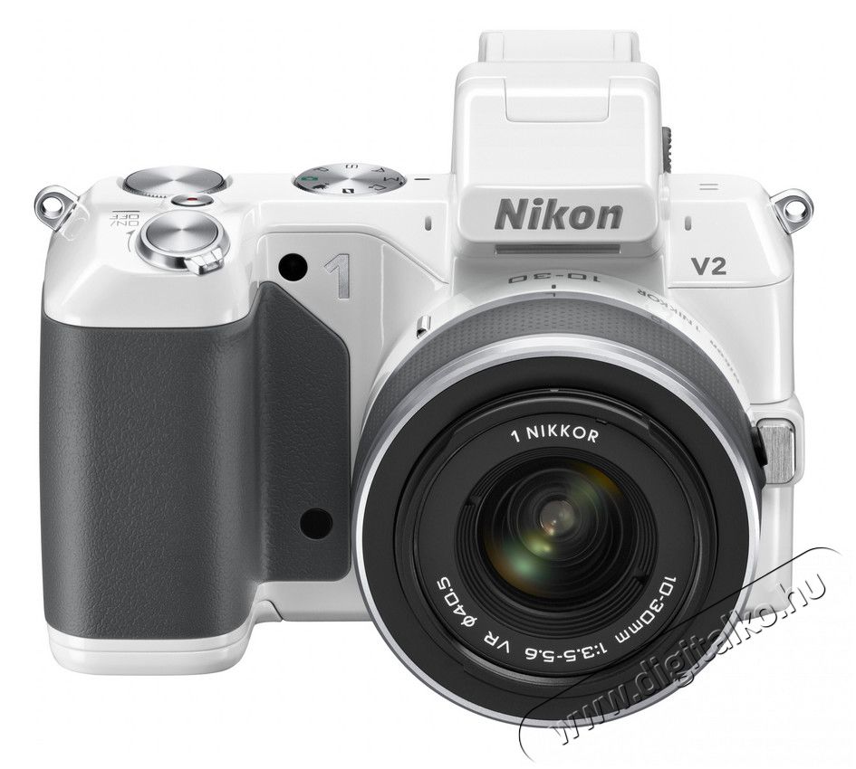 Nikon 1 V2 + 10-30mm VR + 30-110mm VR Kit fehér (2 év garancia!) Fényképezőgép / kamera - MILC cserélhető objektíves kompakt fényképezőgép - 259826